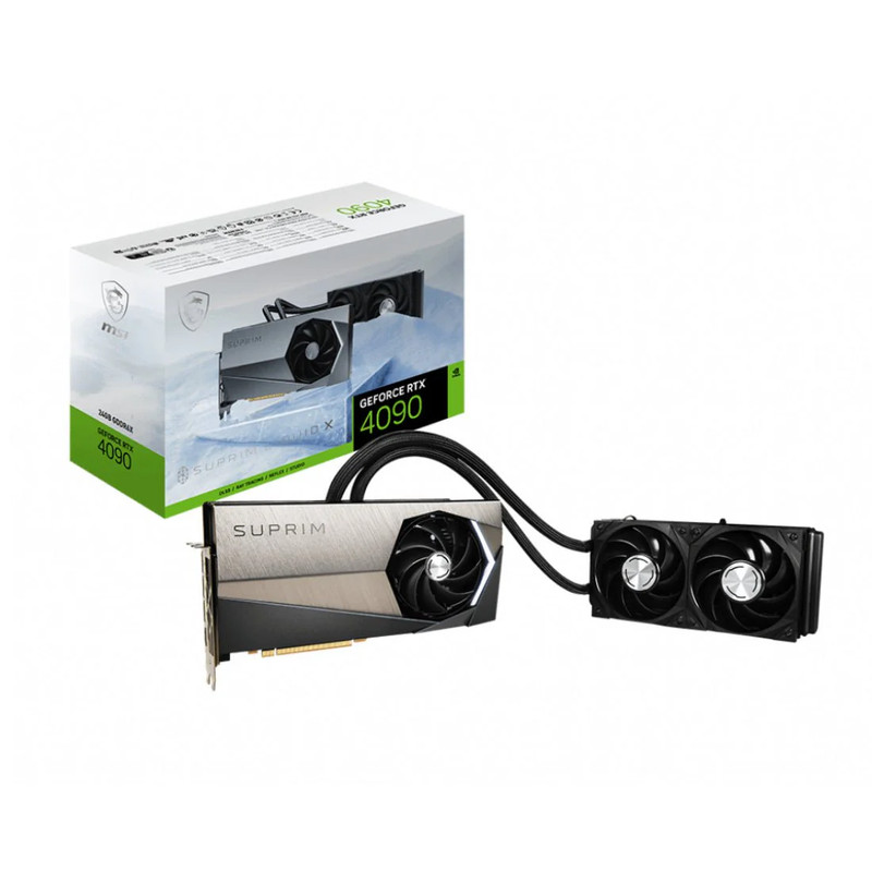 MSI Gaming GeForce RTX 4090 SUPRIM LIQUID X 24G GDDR6X Graphics Card - كرت شاشة
